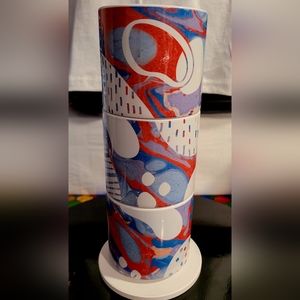 Stackable hand designed Mugs